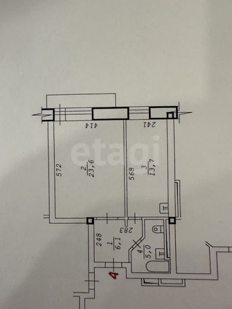 
  Сдам в аренду 2-комнатную квартиру, 48 м², Новосибирск

. Фото 13.