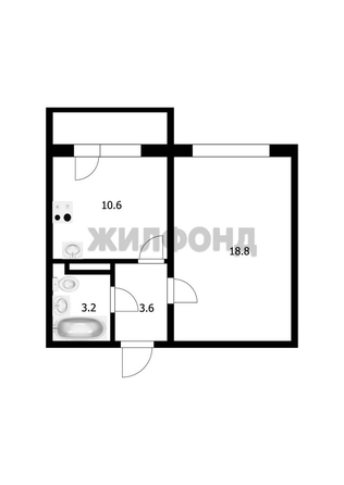 
   Продам 1-комнатную, 36.2 м², Спортивная ул, 31

. Фото 10.
