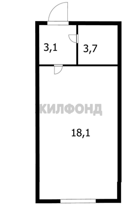 
  Продается студия, 24.9 м², Дивногорская ул, д. 150/1
. Фото 2.