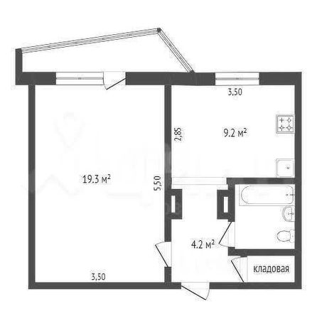 
  Сдам в аренду 1-комнатную квартиру, 39 м², Новосибирск

. Фото 15.