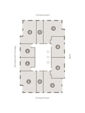 
  Продается 2-комн. квартира, 59.97 м², ЖК Европейский берег, дом 45
. Фото 1.