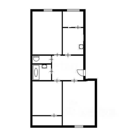 
  Сдам в аренду 3-комнатную квартиру, 77 м², Новосибирск

. Фото 17.