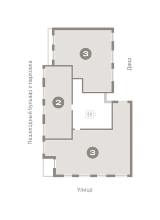 
  Продается 2-комн. квартира, 68 м², ЖК Лебедевский квартал, дом 1
. Фото 16.