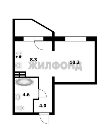 
  Продается студия, 27 м², ЖК Vesna (Весна), дом 15
. Фото 7.