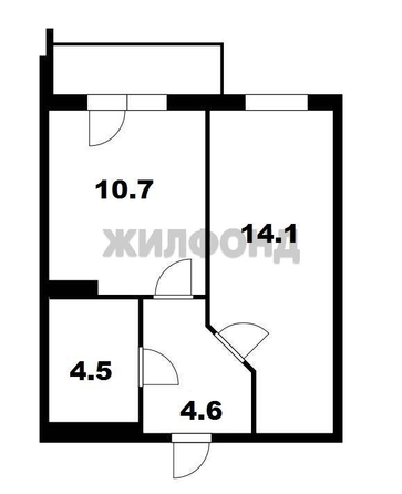 
  Продается 1-комн. квартира, 33.9 м², ЖК Матрешкин двор, 105, дом 1, сек 2
. Фото 2.