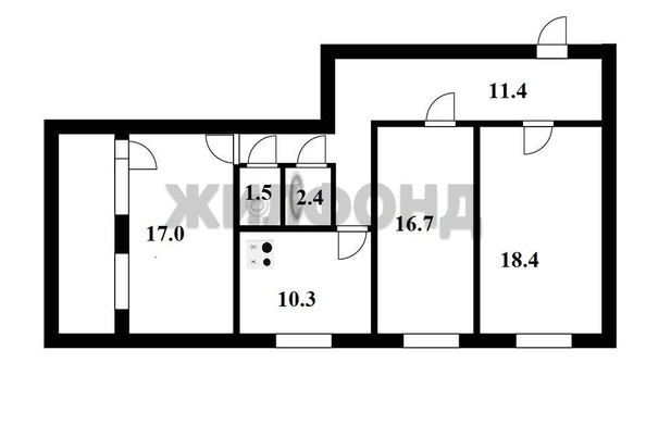 
  Продается 3-комн. квартира, 82.8 м², Гоголя ул, д. 39а
. Фото 1.