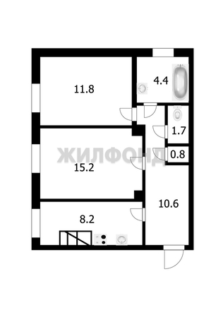 
  Сдается 1-комн. квартира, 53 м², Даргомыжского ул, д. 2
. Фото 1.