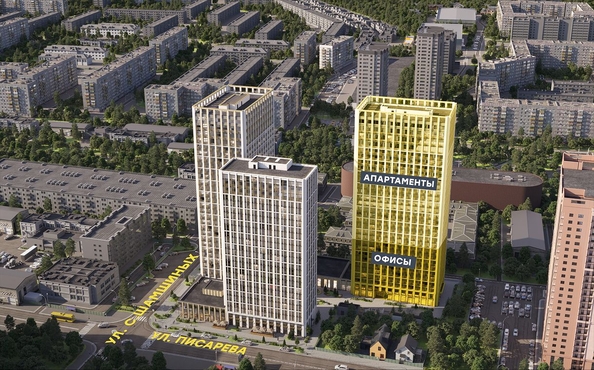 
  Продается 1-комнатный апартамент, 31.55 м², АК Land Lord (Ленд Лорд), башня С
. Фото 1.