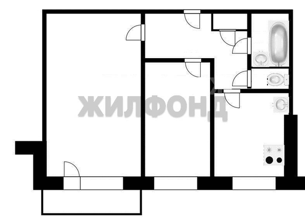 
  Продается 2-комн. квартира, 43.3 м², Переездная ул, д. 64
. Фото 10.