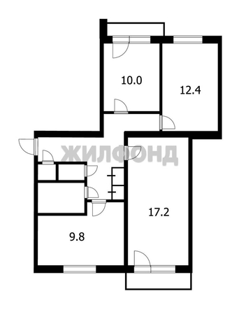
  Продается 3-комн. квартира, 65 м², Попова ул, д. 4
. Фото 2.