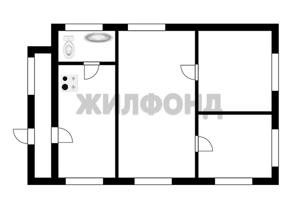 
  Продается дом, 57.4 м², село Боровое
. Фото 24.