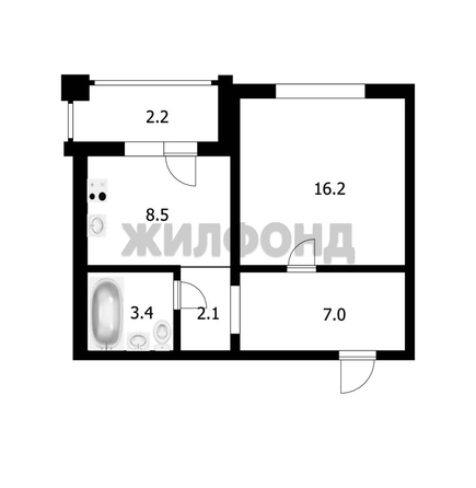 
  Продается 1-комн. квартира, 37.2 м², д. 36
. Фото 25.