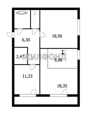 
  Продается 3-комн. квартира, 72.5 м², Александра Чистякова ул, д. 4
. Фото 13.