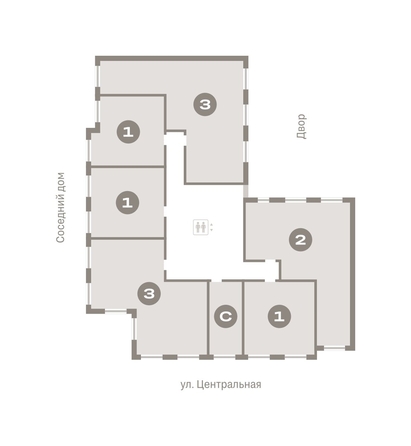 
  Продается 2-комн. квартира, 89.09 м², ЖК Пшеница, дом 2.1
. Фото 1.