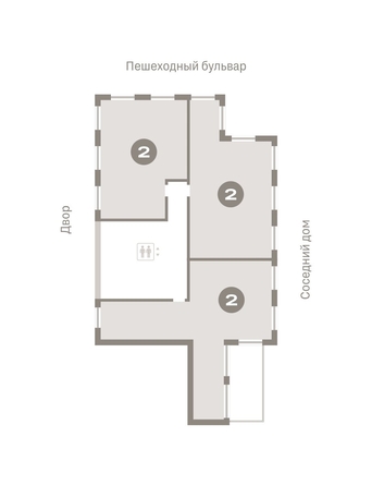 
  Продается 2-комн. квартира, 93.05 м², ЖК Пшеница, дом 2.1
. Фото 1.