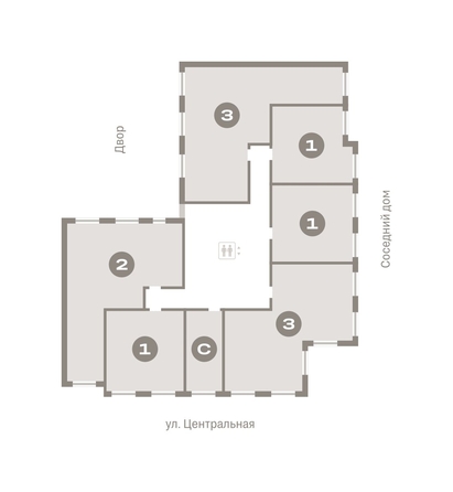 
  Продается 2-комн. квартира, 89.21 м², ЖК Пшеница, дом 2.1
. Фото 1.