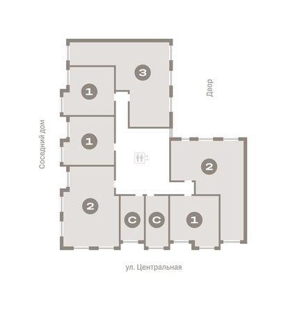 
  Продается 3-комн. квартира, 92.7 м², ЖК Пшеница, дом 2.1
. Фото 1.