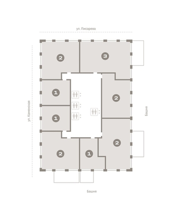 
  Продается 2-комн. квартира, 77.18 м², ЖК Мылзавод, дом 8
. Фото 13.