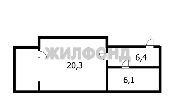 
  Продается студия, 32.8 м², Волховская ул, д. 39
. Фото 18.