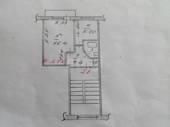 
  Продается 1-комн. квартира, 28.7 м², Степная ул, д. 43
. Фото 7.