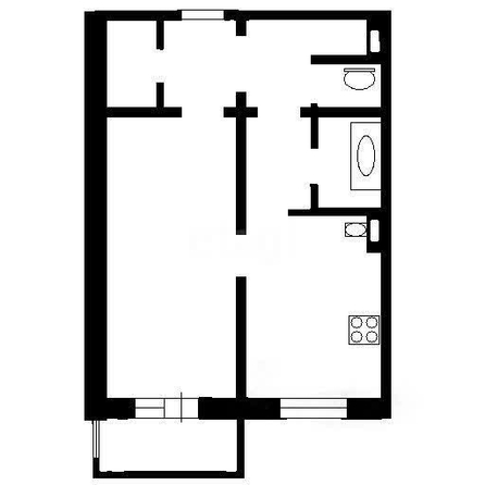 
  Продается 1-комн. квартира, 42.2 м², Виталия Потылицына ул, д. 9/4
. Фото 1.