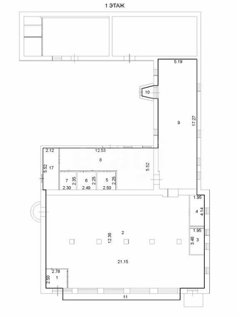 
  Продается торговая площадь, 600 м², Ученическая ул, д. 2
. Фото 10.