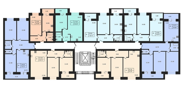 
  Продается 3-комн. квартира, 62.15 м², ЖК Дивногорский, 2.0
. Фото 1.