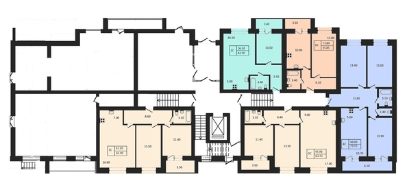 
  Продается 4-комн. квартира, 75.4 м², ЖК Дивногорский, 2.0
. Фото 1.