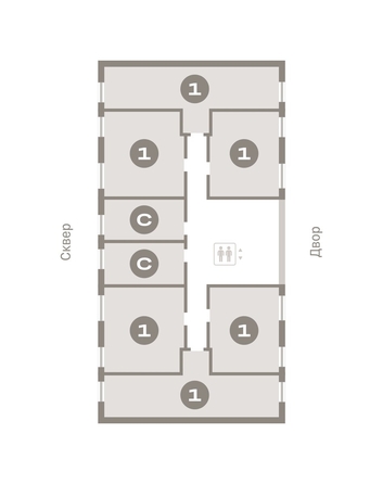 
  Продается студия, 22.03 м², ЖК Пшеница, дом 4
. Фото 12.