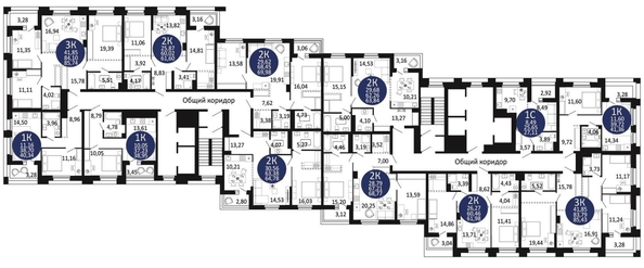 
  Продается 2-комн. квартира, 63.84 м², ЖК Первый на Рябиновой
. Фото 1.
