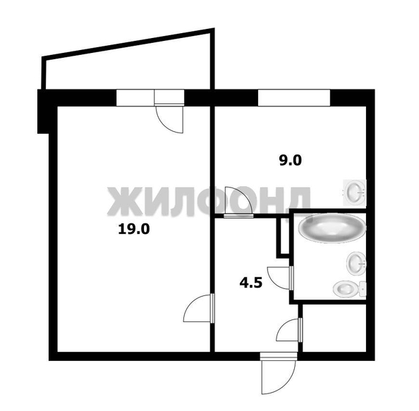 
  Продается 1-комн. квартира, 37.1 м², Лесосечная ул, д. 7
. Фото 6.