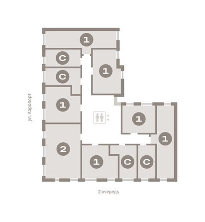 
  Продается студия, 22.67 м², ЖК Авиатор, дом 3
. Фото 6.