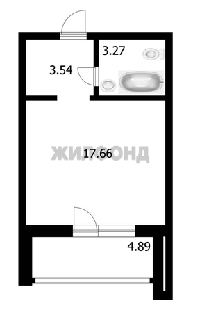 
  Продается студия, 24.2 м², Сержанта Коротаева ул, д. 1
. Фото 13.