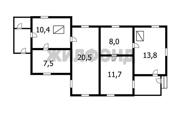 
  Продается дом, 33.5 м², Новосибирск
. Фото 7.
