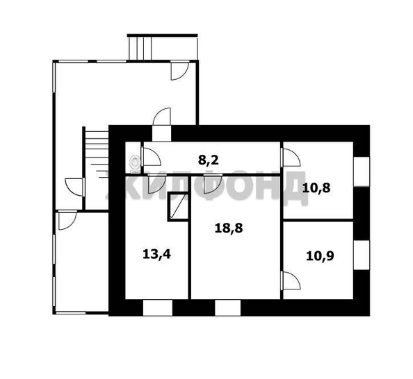 
  Продается дом, 63.2 м², село Береговое
. Фото 1.