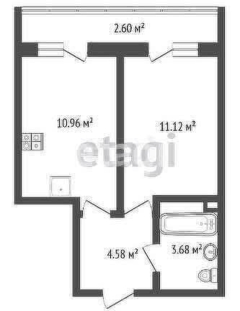 
  Продается 1-комн. квартира, 33 м², ЖК Чернышевский, корп 3.1
. Фото 2.