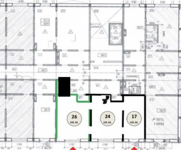 
  Продается торговая площадь, 67 м², Виктора Шевелева ул, д. 30
. Фото 2.