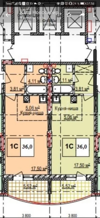 
  Сдается 1-комн. квартира, 34 м², Декабристов ул, д. 115
. Фото 7.