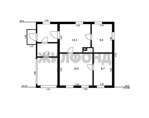 
  Продается дом, 47.9 м², Новосибирск
. Фото 20.