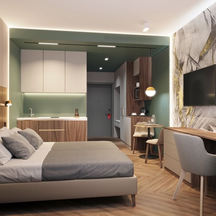 
  Продается апартамент, 21.72 м², АК АЭРОН, секция А
. Фото 1.