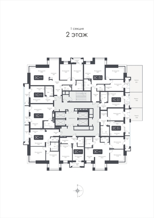 
  Продается 2-комн. квартира, 42.3 м², ЖК CITY TOWERS (Сити Тауэрс)
. Фото 37.
