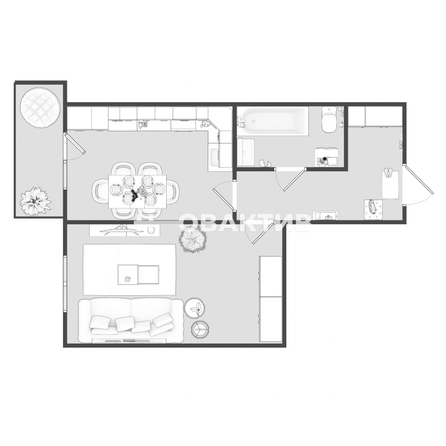 
  Продается 1-комн. квартира, 37 м², ЖК Новые Матрешки, дом 2 
. Фото 22.