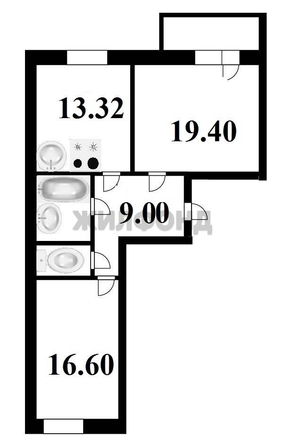 
  Продается 2-комн. квартира, 65 м², Калинина ул, д. 20
. Фото 19.