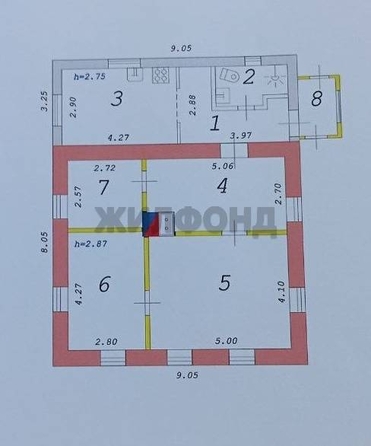 
  Продается дом, 85.7 м², Новосибирск
. Фото 40.