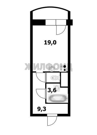 
  Продается студия, 33.4 м², Горский мкр, д. 82
. Фото 11.