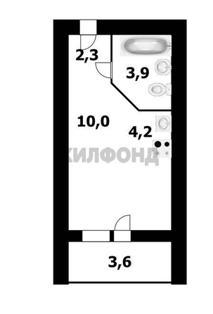 
  Продается студия, 20 м², Речная ул, д. 39
. Фото 14.