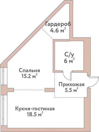 
  Продается 2-комн. квартира 49.8 м², в ЖК Флора и Фауна, 18а. Фото 1.