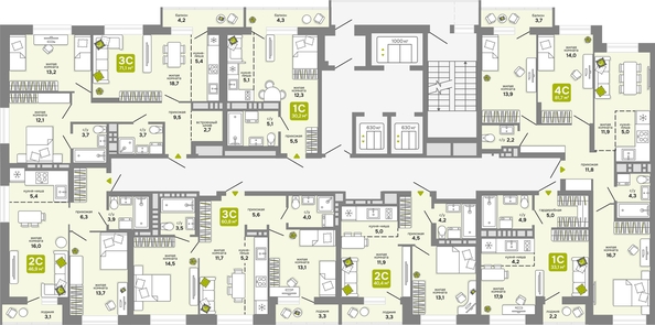 
  Продается студия, 33.1 м², ЖК Счастливый квартал, дом 2
. Фото 1.