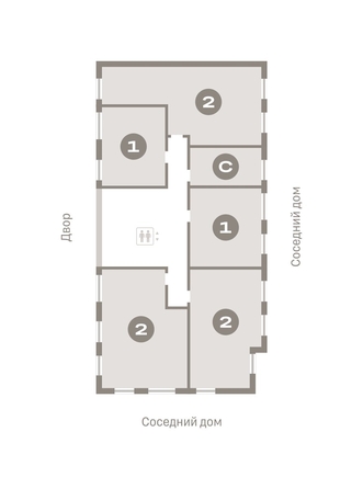 
  Продается 2-комн. квартира, 57.38 м², ЖК Пшеница, 6.1
. Фото 1.