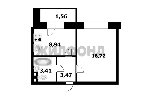 
  Продается 1-комн. квартира, 32.3 м², ЖК Чистая Слобода, дом 17
. Фото 13.